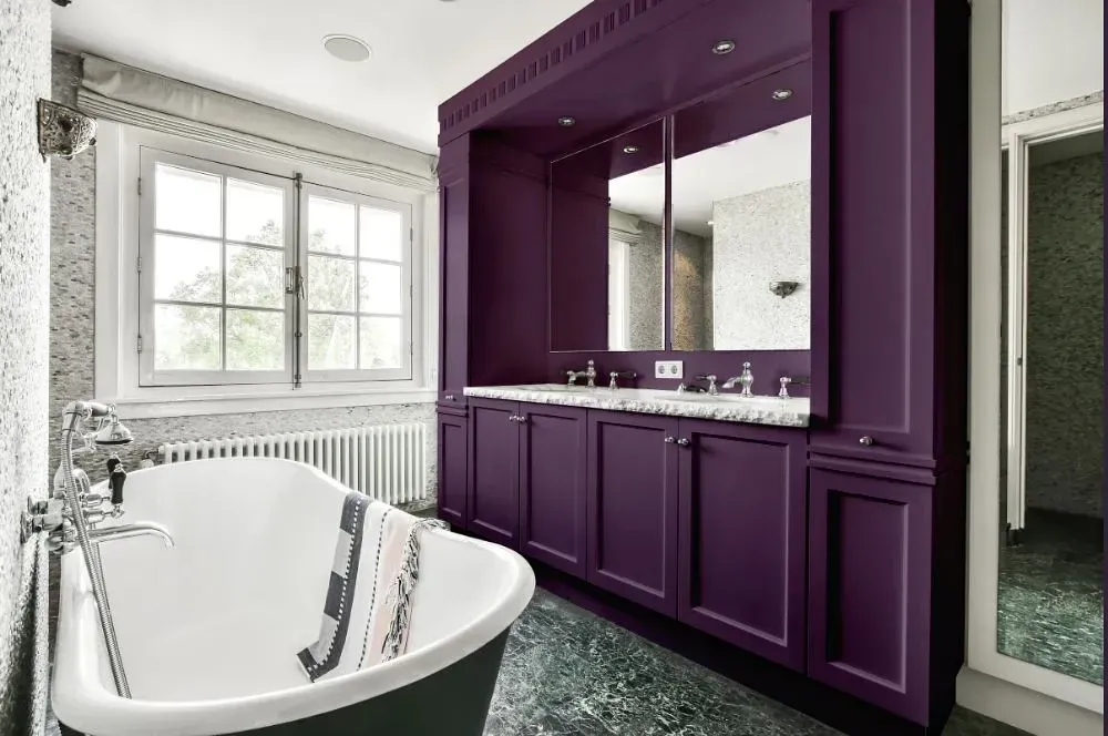 NCS S 6020-R50B victorian bathroom paint