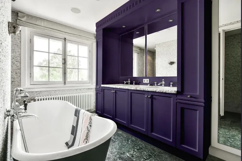 NCS S 6020-R60B victorian bathroom paint