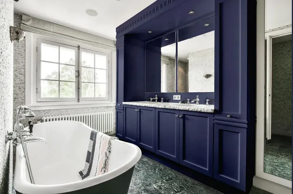 NCS S 6020-R70B victorian bathroom paint