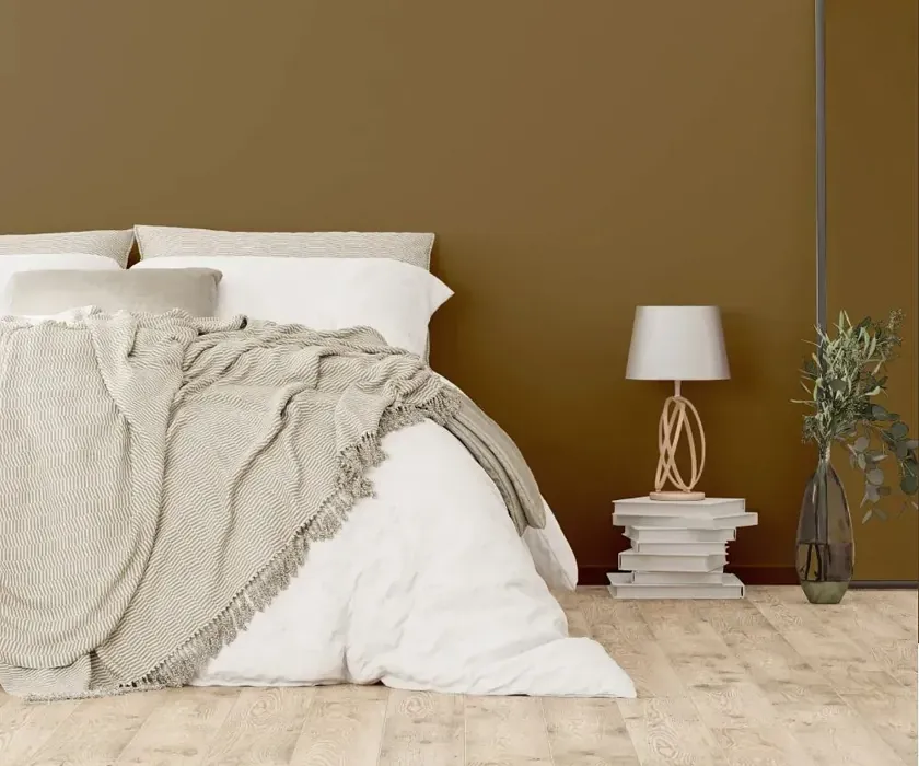 NCS S 6020-Y cozy bedroom wall color