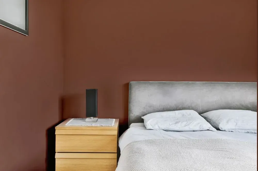 NCS S 6020-Y60R minimalist bedroom