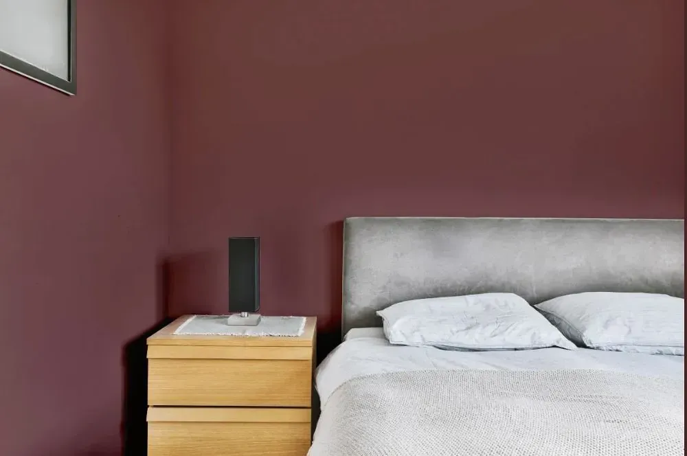 NCS S 6020-Y90R minimalist bedroom