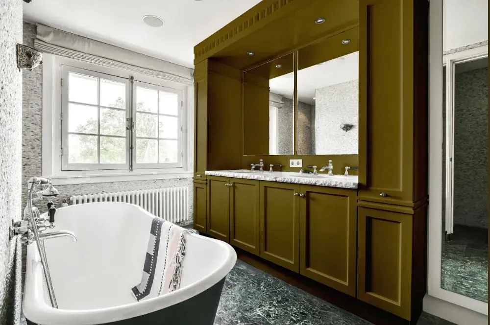 NCS S 6030-G90Y victorian bathroom paint