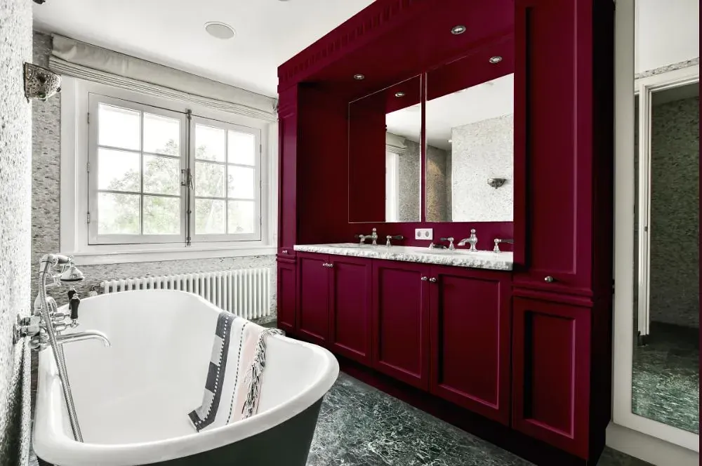 NCS S 6030-R20B victorian bathroom paint