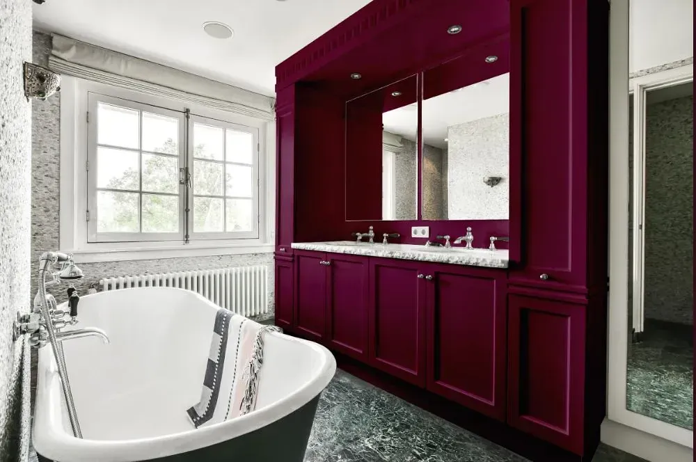 NCS S 6030-R30B victorian bathroom paint