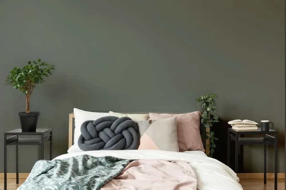 NCS S 6502-G50Y scandinavian bedroom