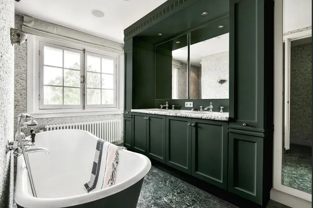 NCS S 7005-G victorian bathroom paint