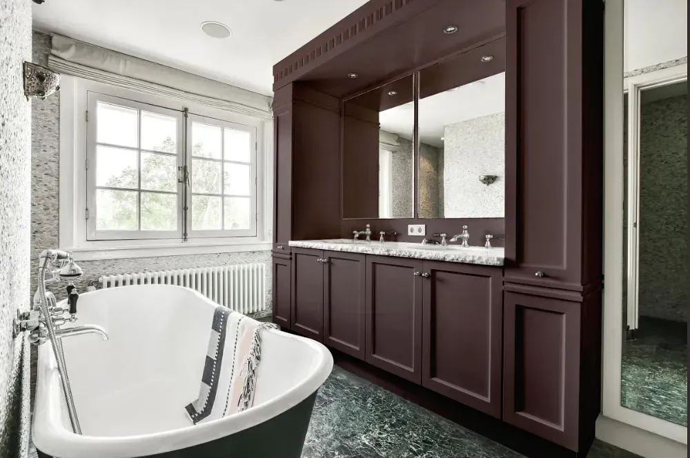 NCS S 7005-R20B victorian bathroom paint