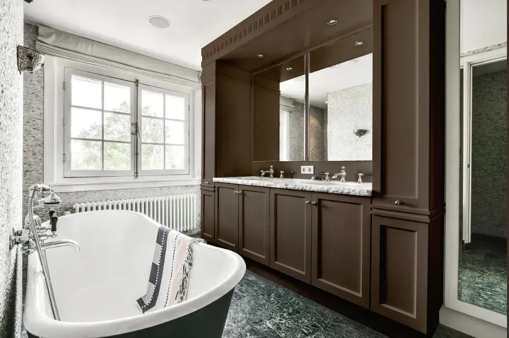 NCS S 7005-Y50R victorian bathroom paint