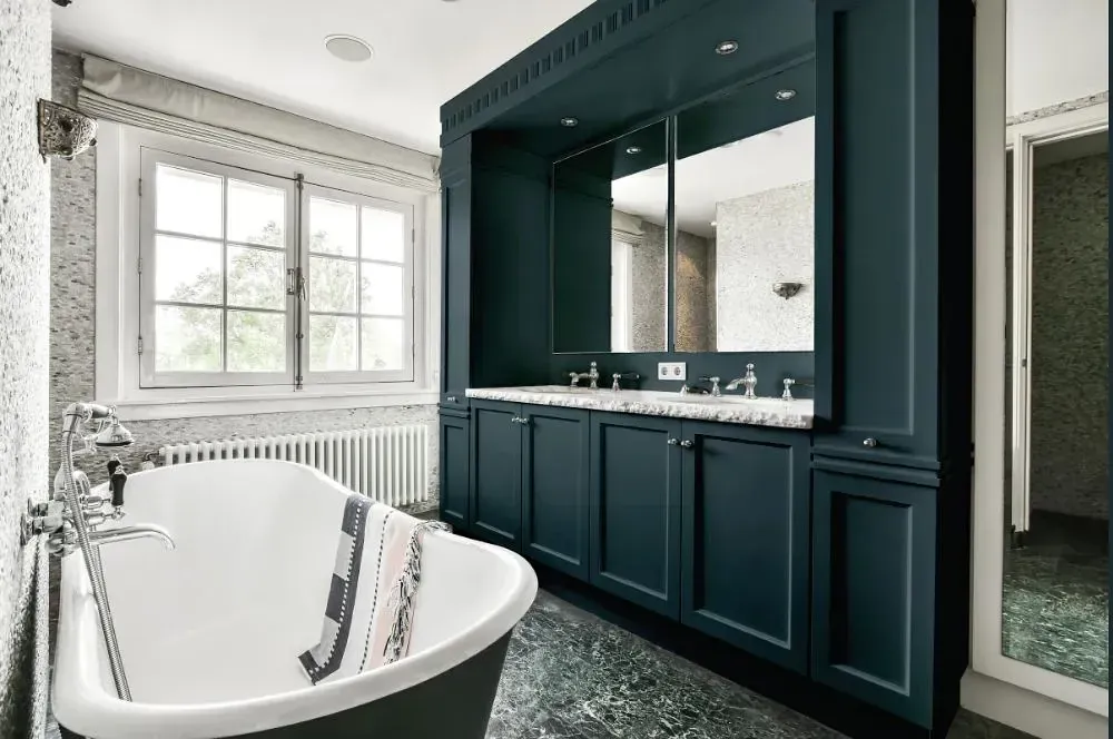 NCS S 7010-B10G victorian bathroom paint