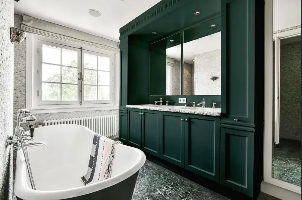 NCS S 7010-B70G victorian bathroom paint