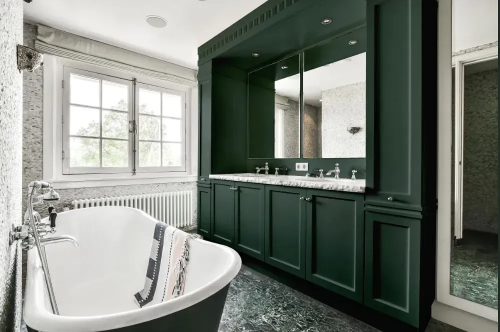 NCS S 7010-B90G victorian bathroom paint