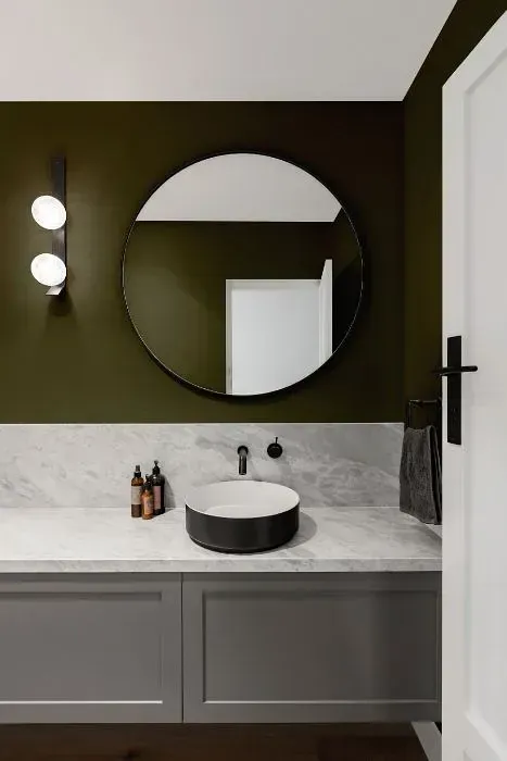 NCS S 7010-G70Y minimalist bathroom