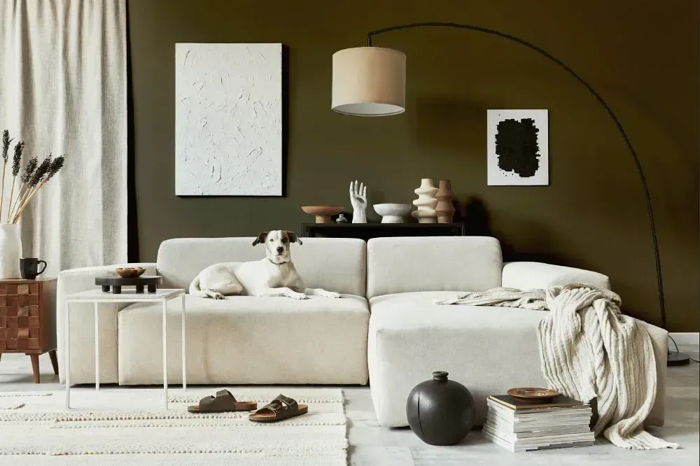 NCS S 7010-G90Y cozy living room