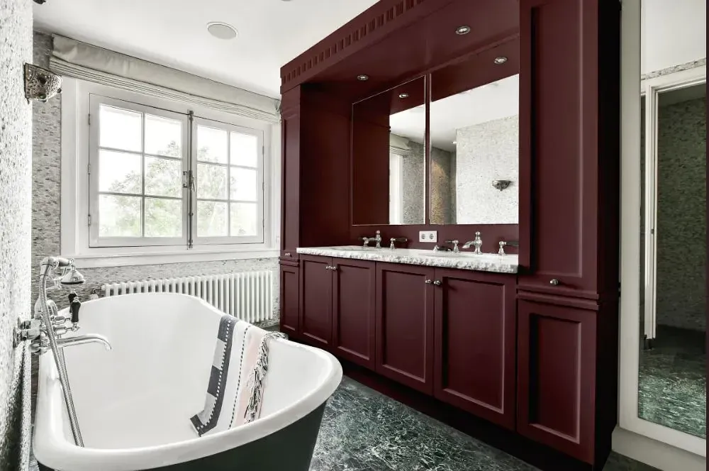 NCS S 7010-R10B victorian bathroom paint