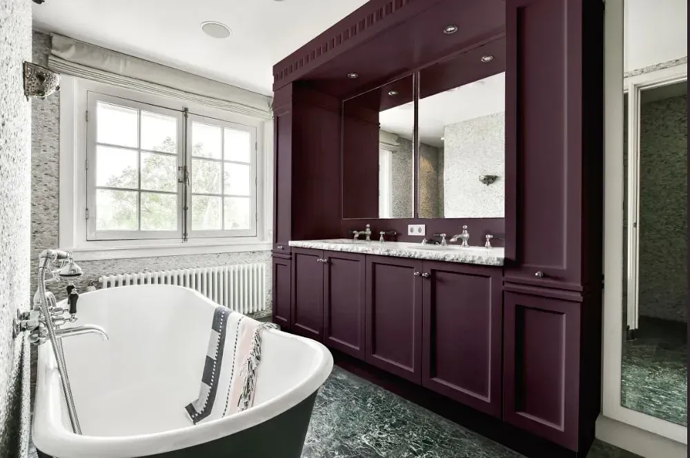 NCS S 7010-R30B victorian bathroom paint