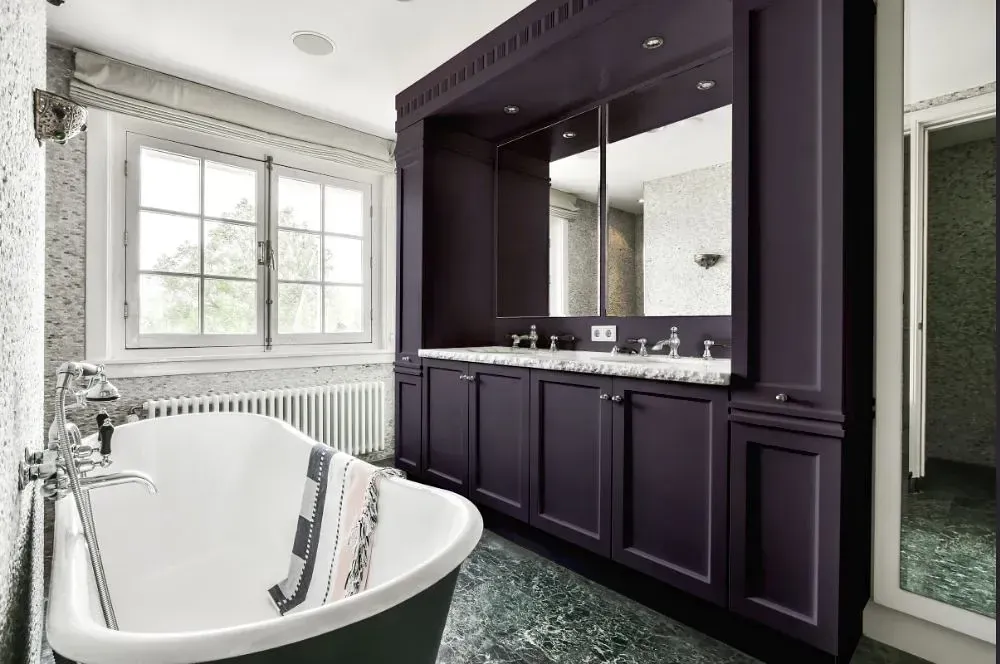 NCS S 7010-R50B victorian bathroom paint