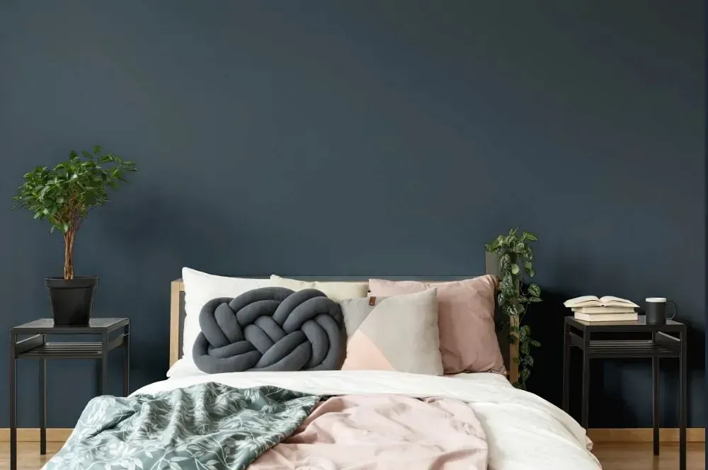 NCS S 7010-R90B scandinavian bedroom