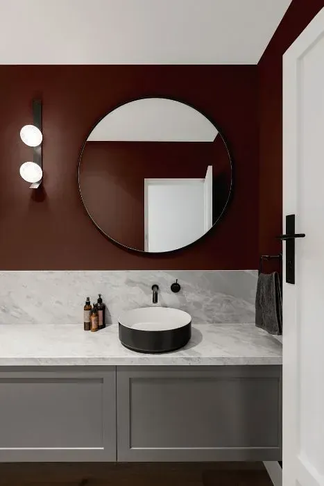 NCS S 7010-Y90R minimalist bathroom