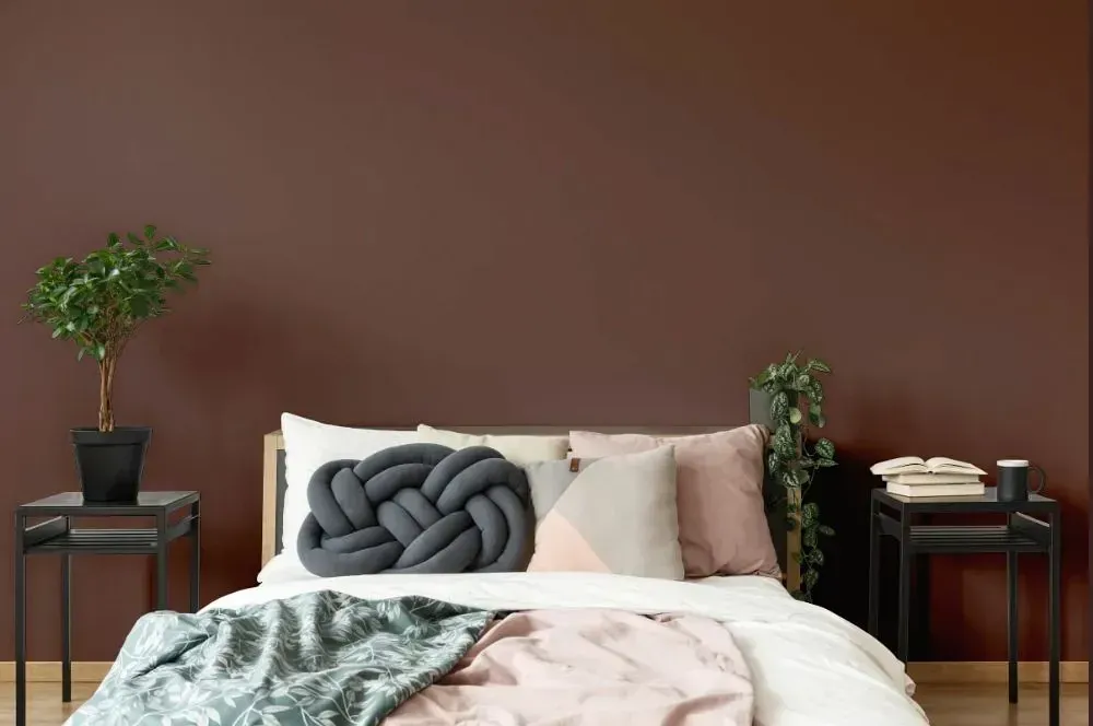 NCS S 7010-Y90R scandinavian bedroom