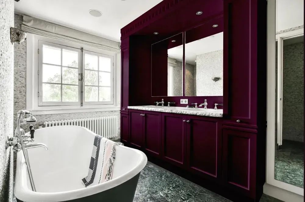 NCS S 7020-R30B victorian bathroom paint