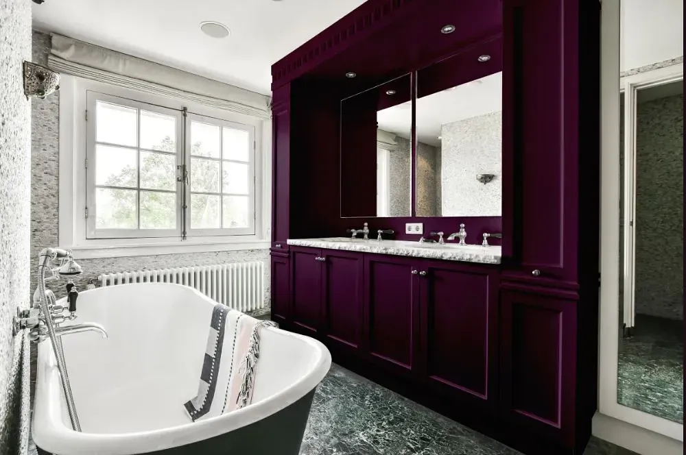 NCS S 7020-R40B victorian bathroom paint