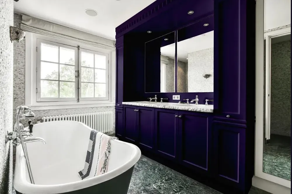 NCS S 7020-R60B victorian bathroom paint