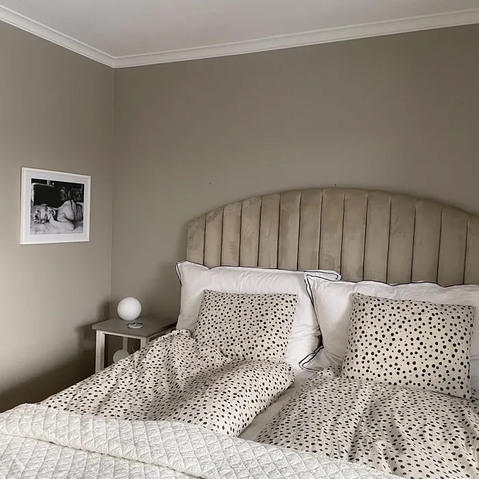 Jotun Sable Stone bedroom interior