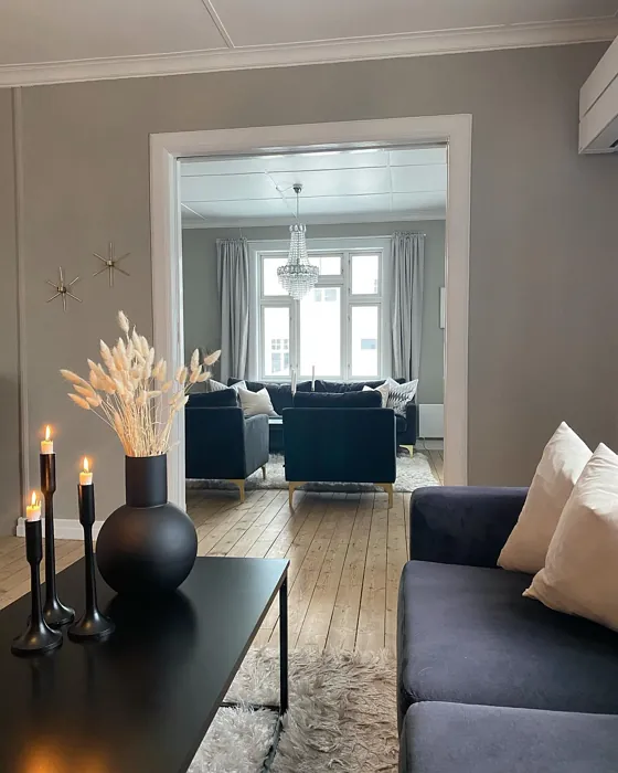 Jotun Kalkgrå living room paint