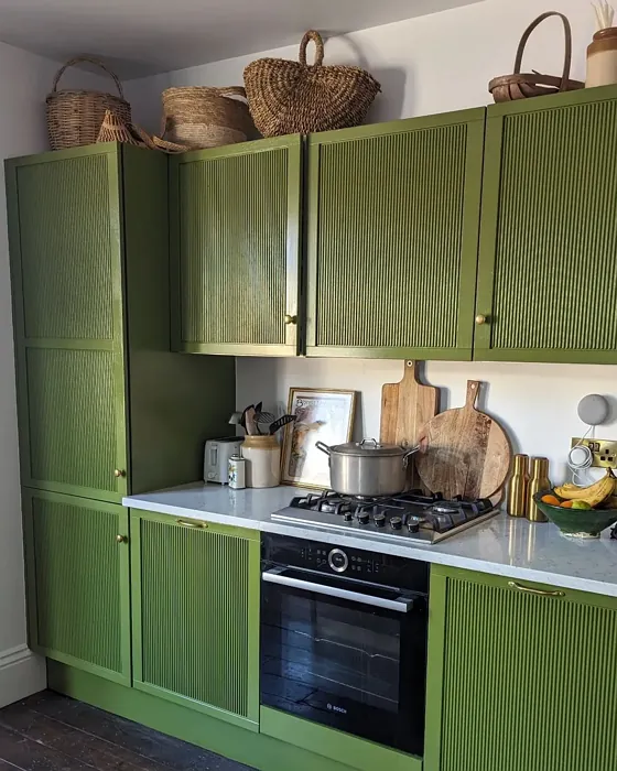 Sap Green kitchen cabinets inspiration