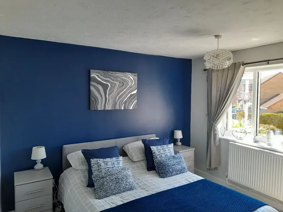 Dulux Sapphire Salute 50BB 08/171 bedroom accent wall