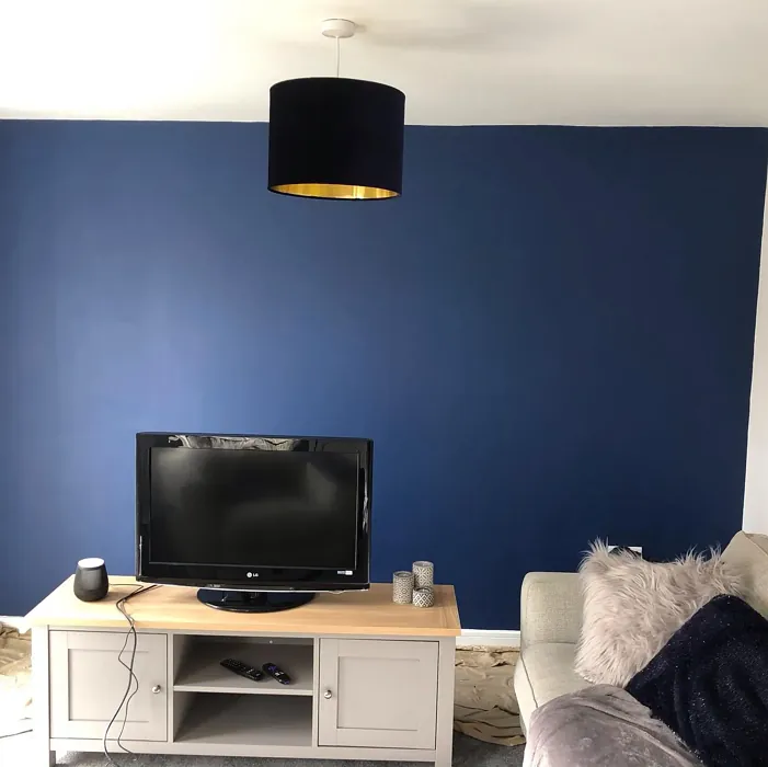 Dulux Sapphire Salute living room color review