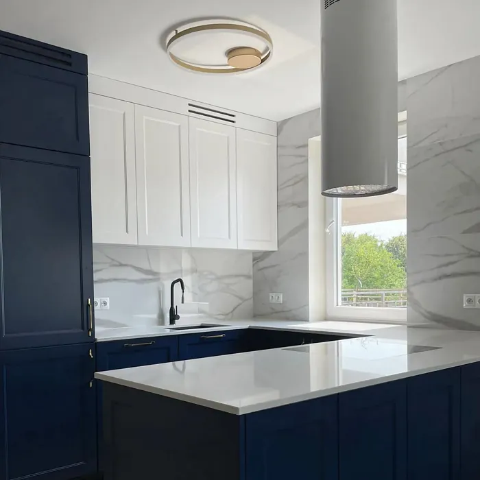 RAL 5003 kitchen cabinets color