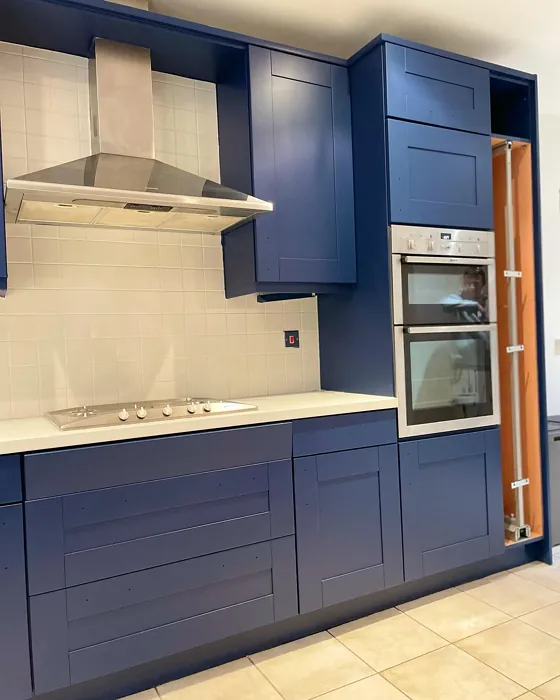 RAL 5003 kitchen cabinets color