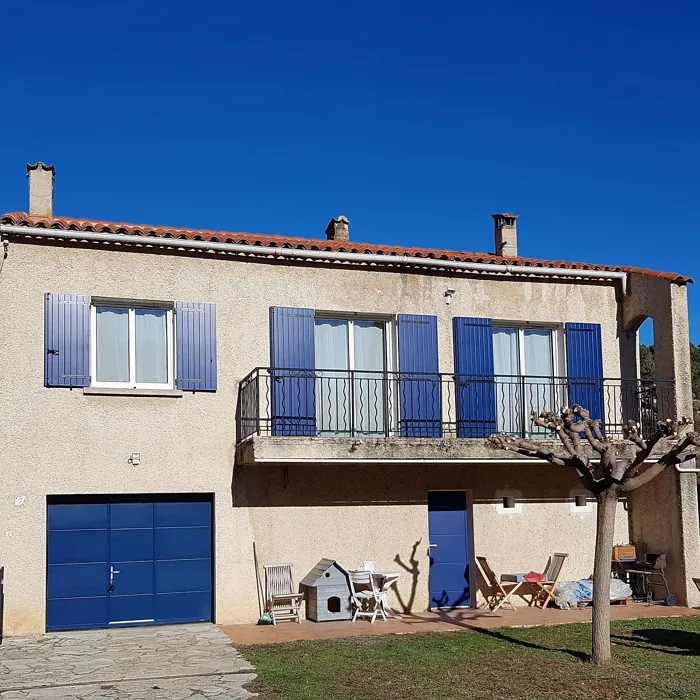  Sapphire blue house exterior color