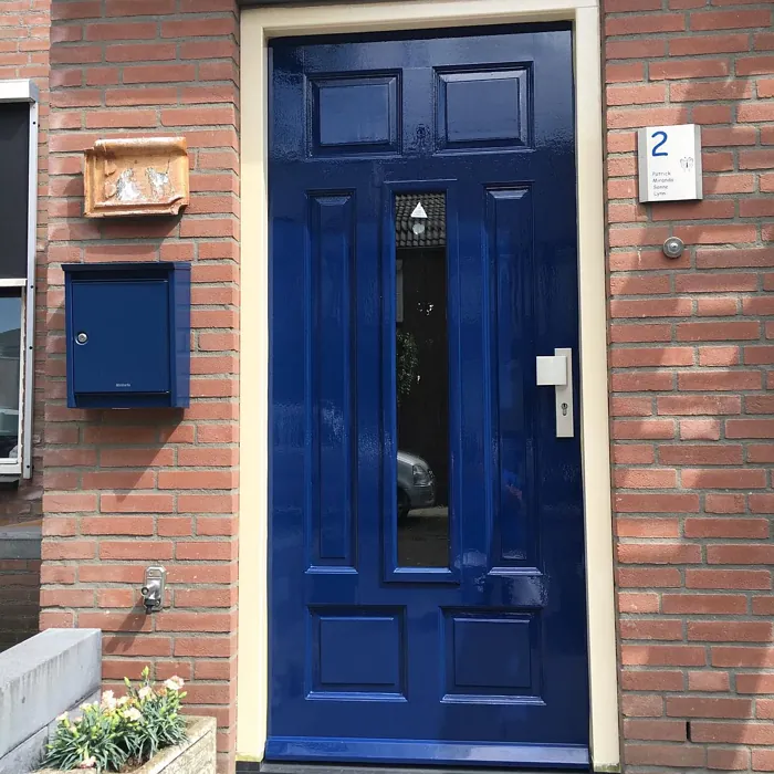  Sapphire blue front door paint