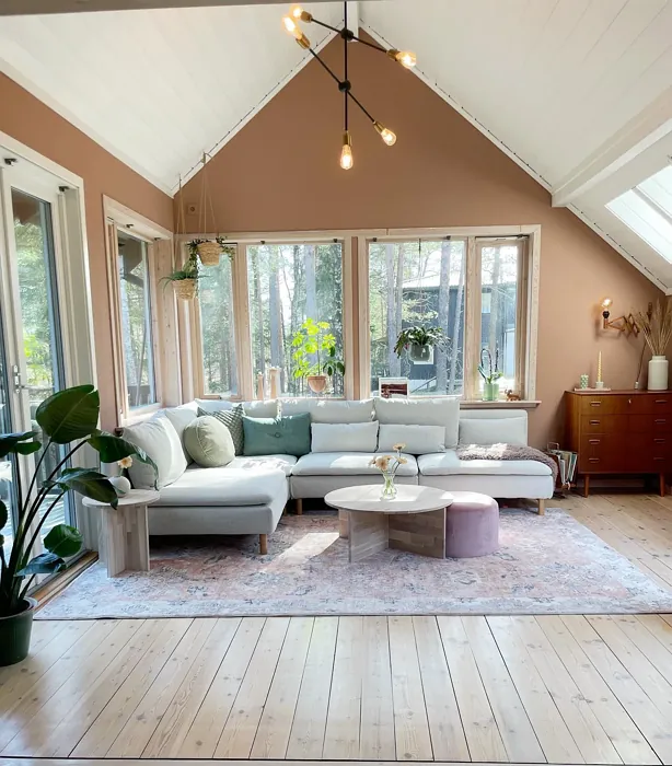 Jotun Savanna Sunset living room color review