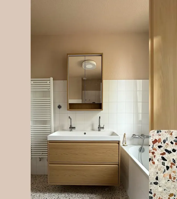 Farrow and Ball Scallop bathroom color