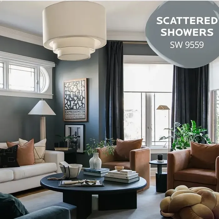 Sherwin Williams Scattered Showers Wall Paint