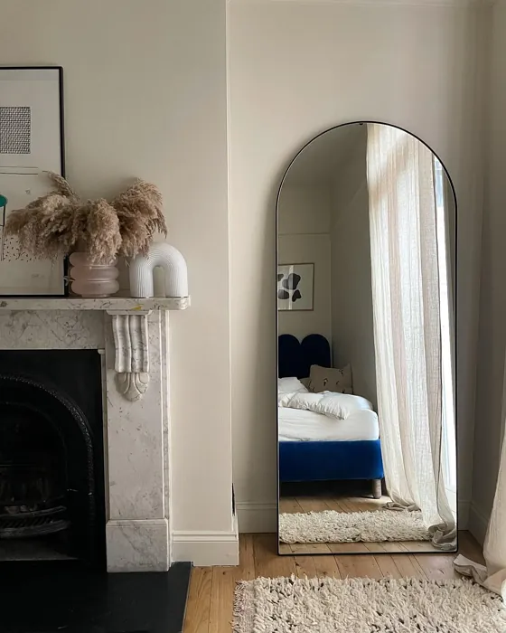 Farrow and Ball School House White bedroom interior