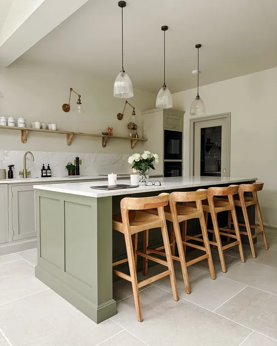 Farrow and Ball School House White kitchen interior