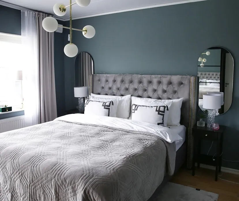 Jotun Serene Blue bedroom color