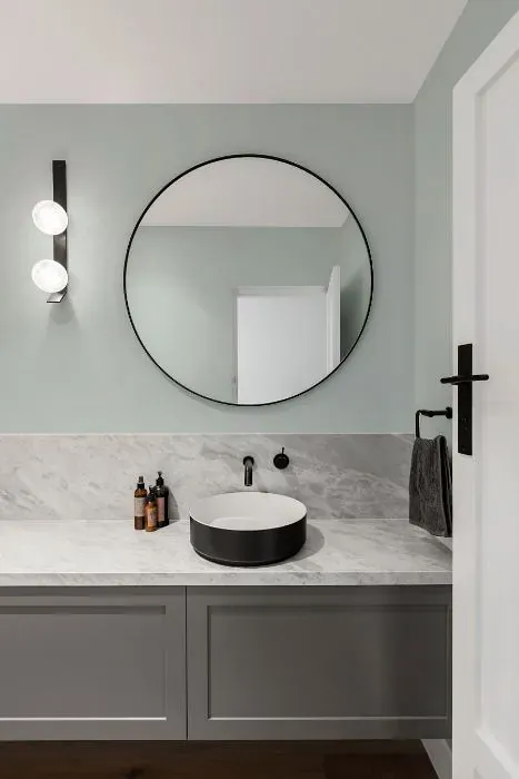 Sherwin Williams Serenely minimalist bathroom