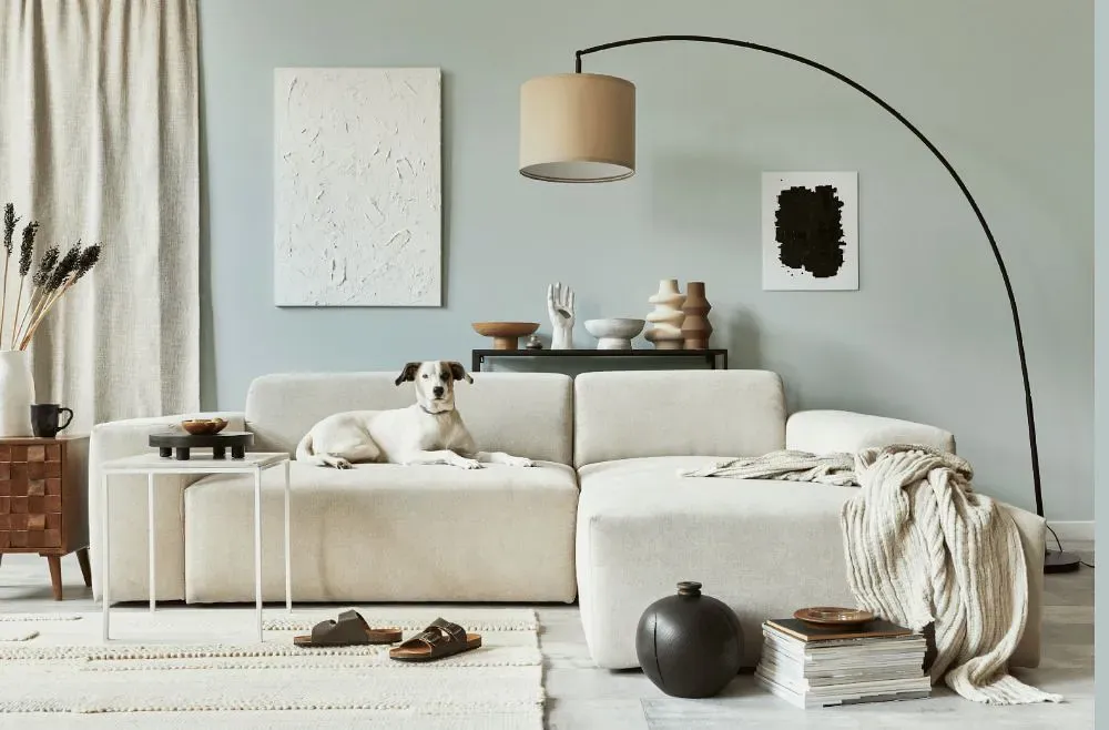 Sherwin Williams Serenely cozy living room