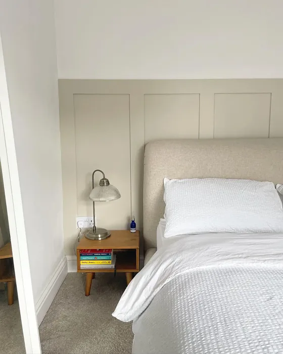 Farrow and Ball Shaded White 201 bedroom