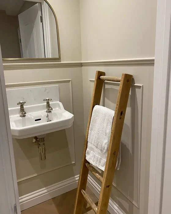 Farrow and Ball Shaded White 201 bathroom