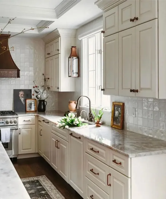 Sherwin Williams Creamy kitchen cabinets color