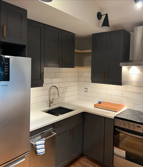 SW Peppercorn kitchen cabinets paint review SW Peppercorn kitchen cabinets paint review