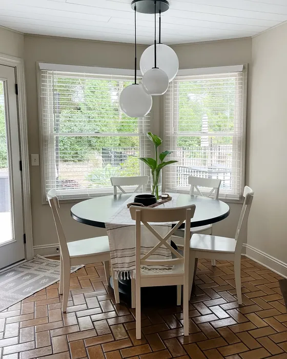 Sherwin Williams Shiitake dining room color review