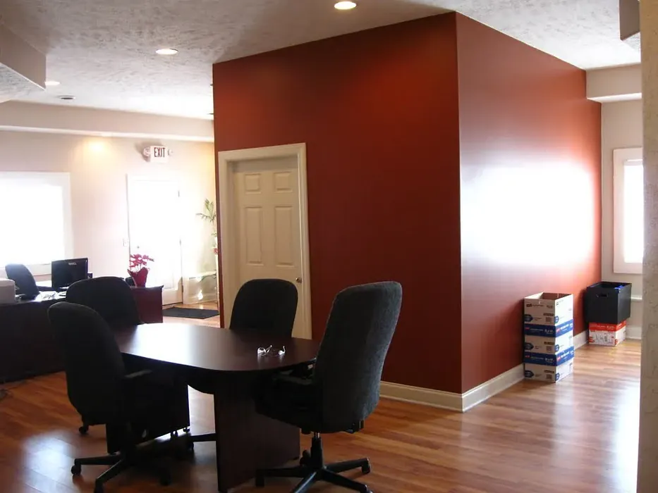 Sherwin Williams Sierra Redwood accent wall color